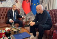 Kryeministri Rama pret në takim ambasadorin e ri të Turqisë në Tiranë, palët riafirmuan vullnetin e përbashkët për thellimin e marrëdhënieve