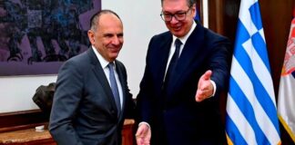 Greqia aleat besnik i Serbisë, ministri i Jashtëm grek në Beograd: Qëndrimi i Athinës për Kosovën mbetet i pandryshuar