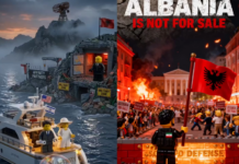 Propaganda pro-iraniane në protestat për Zvërnecin? Video “Lego” me AI paraqesin Shqipërinë si pjesë të rezistencës kundër Izraelit