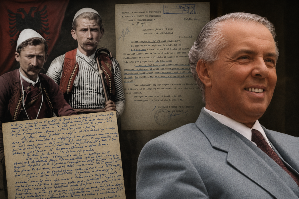 Kur biri i luftëtarit të pavarësisë i Zef Çoku shkruante Enver Hoxhës   Jam i pafajshëm  më ktheni lirinë 