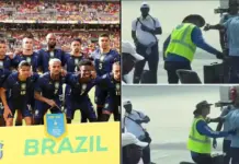 Skandal apo paranoje? SHBA “bllokon” Brazilin në aeroport! Vinicius me shokë kontrollohen si të ishin të dyshuar, i heqin edhe kepucët