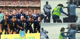 Skandal apo paranoje? SHBA “bllokon” Brazilin në aeroport! Vinicius me shokë kontrollohen si të ishin të dyshuar, i heqin edhe kepucët