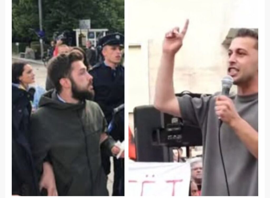 I arrestuar dy herë në Kosovë   huligani  i VV së bën thirrje për revolucion nga protesta në Shqipëri