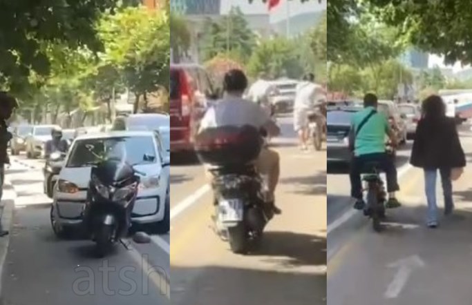 motocikletat-ne-korsite-e-bicikletave-sfide-per-sigurine-rrugore-ne-tirane