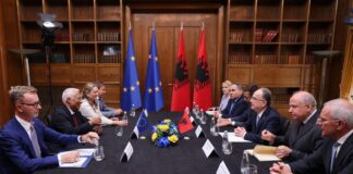 Begaj takohet me Presidentin e Këshillit Evropian, kreu i shtetit: Shqipëria është mirënjohëse për mbështetjen e fuqishme në rrugën drejt BE
