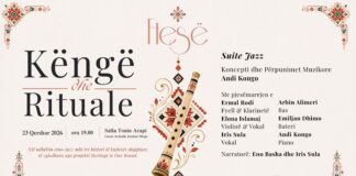 ’mKëngë dhe Rituale”, suita jazz që sjell kujtesën shqiptare në skenë. Hyrja falas
