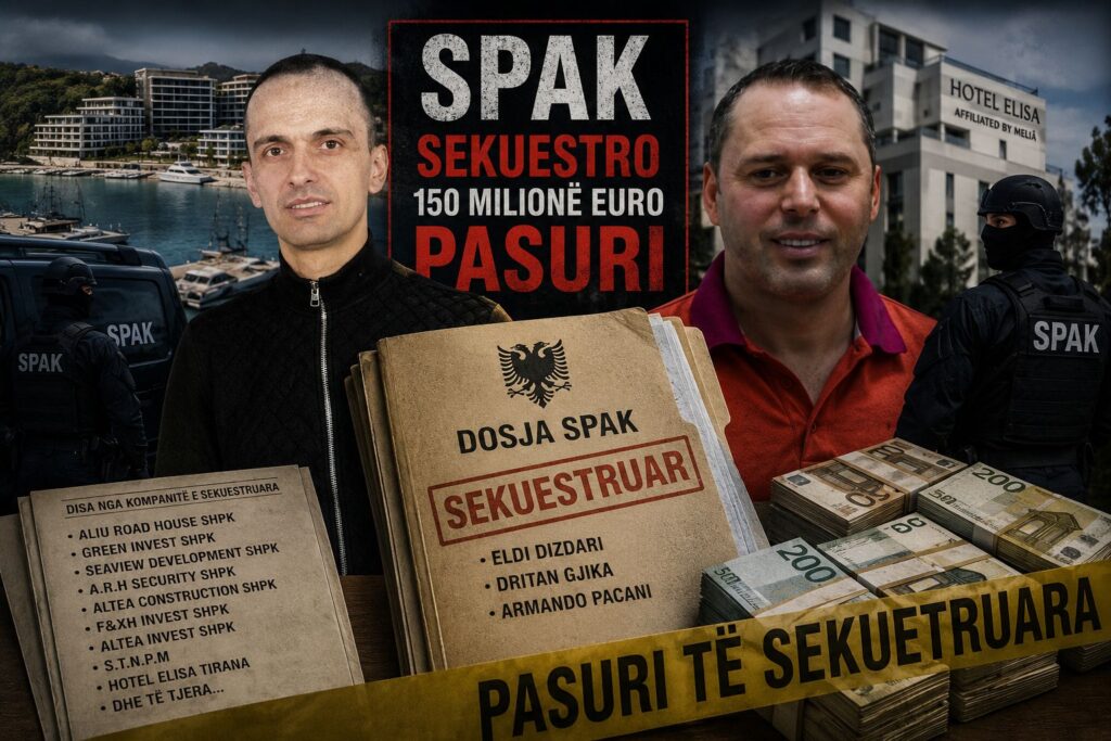 Sekuestro 150 milionë euro pasuri  SPAK godet perandorinë financiare të bosëve të dyshuar të trafikut ndërkombëtar
