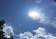 Mot i kthjellët, temperatura deri në 35 gradë Celsius