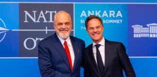 Krah Melonit, Erdogan dhe Mark Rutte, kryeministri Rama publikon fotografitë e shkrepura në Samitin e NATO-s në Ankara