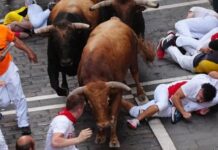 Vrapimi me dema në San Fermin të Spanjës, 12 të plagosur, njëri prej tyre në gjendje të rëndë