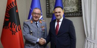Ministri Nufi takim me gjeneralin Carsten Breuer: Me Gjermaninë forcojmë bashkëpunimin në fushën e mbrojtjes dhe sigurisë