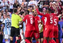 Polemikat në ndeshjen Argjentinë-Zvicër, IFAB hedh poshtë vendimin e VAR: Kartoni i kuq për Embolon nuk duhej të jepej