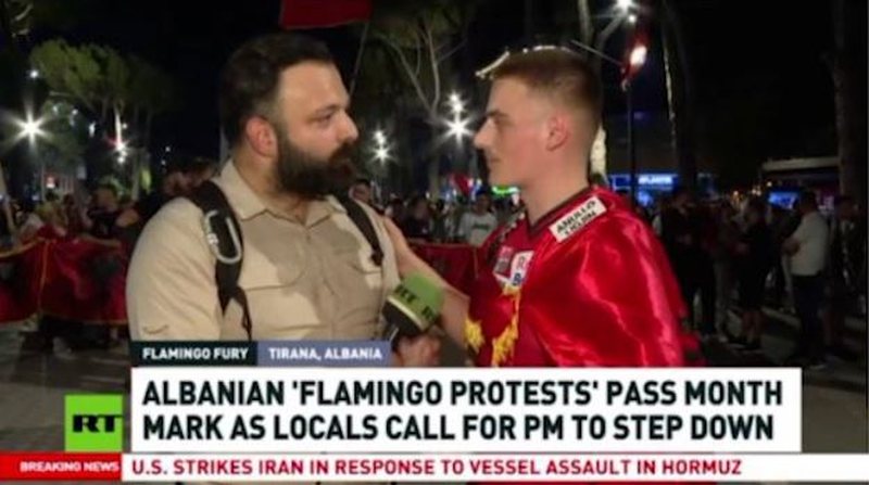 Mediat e Moskës dhe Teheranit raportojnë për  flamingot 