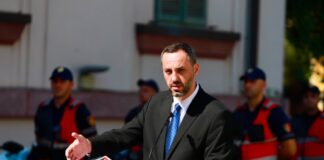 Motoçikleta të reja për Policinë e Shtetit, financuar nga pasuritë të konfiskuara, Lamallari: Uniforma që mbani kërkon vetëpërmbajtje, ne mbështesim punën tuaj