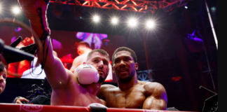 Anthony Joshua mposht me vështirësi Kristian Prengën, shqiptari e rrëzon dy herë në raundin e parë