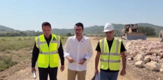 Karakaçi inspekton punimet e bypass-it të Tiranës: Nyje strategjike për lidhjen e korridoreve kombëtare