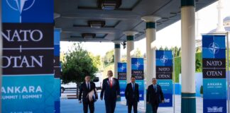 I shoqëruar nga ministrat Hoxha dhe Nufi, Rama mbërrin në Samitin e NATO-s. Takim me Rutte (VIDEO)