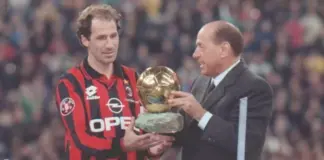 Mbreti pa Top të Artë/ Trofeun që Baresit bota ia mohoi, Berlusconi ia dhuroi. Në shtëpinë e tij qëndron ende një kopje origjinale e trofeut