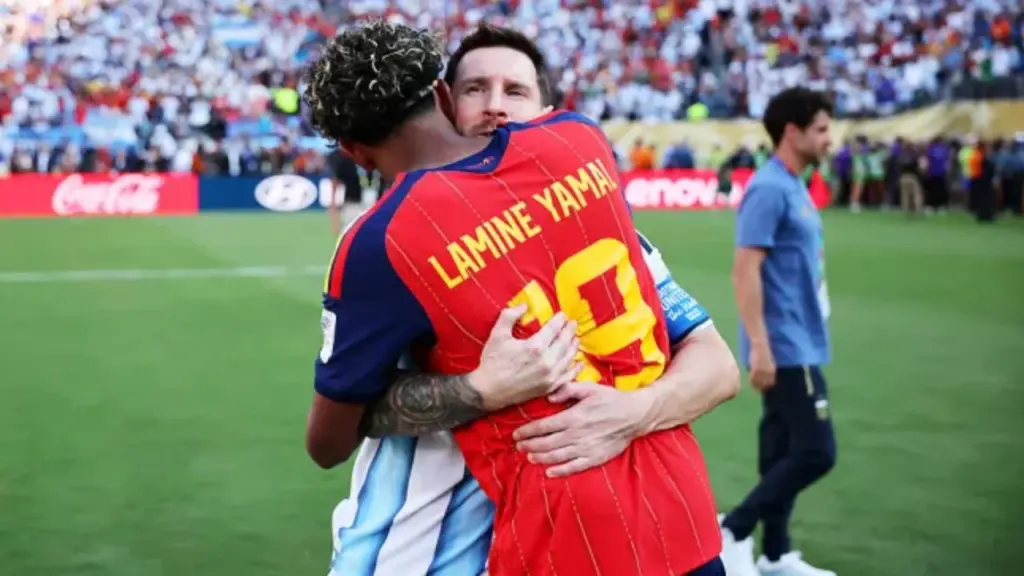  Ato fjalë vlejnë më shumë se medalja që mbaj në qafë   Yamal  Ja çfarë më tha Messi në përqafimin pas finales së Kupës së Botës