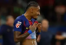 Raphinha rikthehet te Barcelona, braziliani lë pas “makthin” e dëmtimit dhe nis përgatitjet me skuadrën