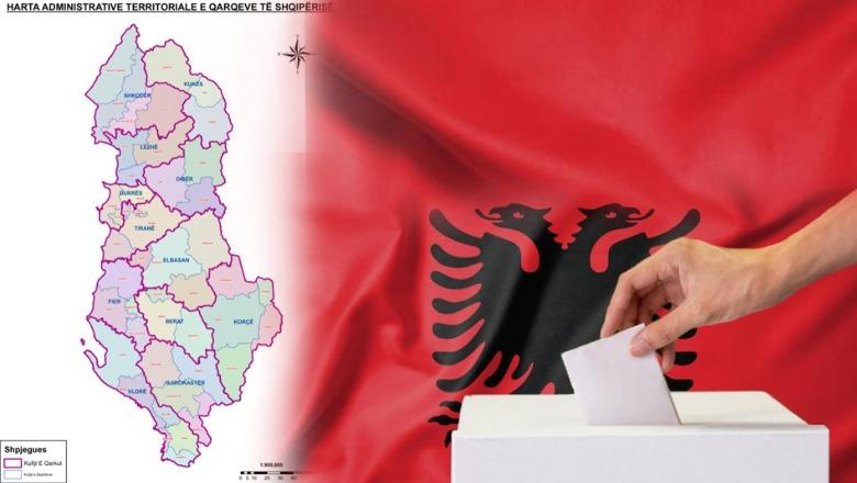 Sa ndikon harta e re e bashkive në zgjedhje  PS do të forconte epërsinë në të njëjtin territor  PD ruan  statuskuonë 