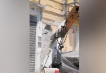 Rehabilitimi i Tregut të Qendrës në Vlorë, vijon prishja e ndërtimeve abuzive, Mersini: Do t’i shembim të gjithë çibanët që i morën frymën zonës