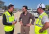 Karakaçi inspekton punimet në autostradën Tiranë-Durrës: Synojmë ta përfundojmë para afatit
