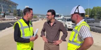 Karakaçi inspekton punimet në autostradën Tiranë-Durrës: Synojmë ta përfundojmë para afatit