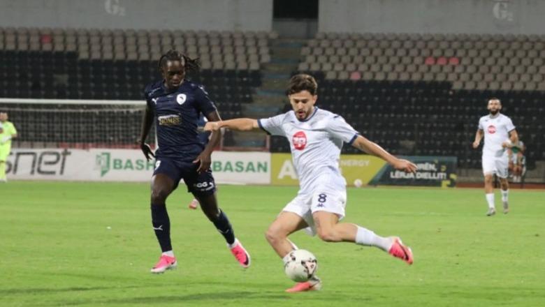 Dinamo dhe Pafos barazojnë 1 1 në Elbasan  kualifikimi mbetet i hapur  Ilir Daja përplaset me trajnerin rival