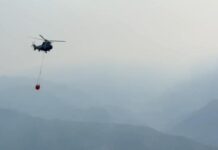 Zjarret, 4 vatra aktive/ Angazhohen 2 helikopterë për vatrën në Gojan të Pukës, vijojnë operacionet në Tenë të Rrëshenit e Shtuf