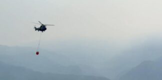 Zjarret, 4 vatra aktive/ Angazhohen 2 helikopterë për vatrën në Gojan të Pukës, vijojnë operacionet në Tenë të Rrëshenit e Shtuf