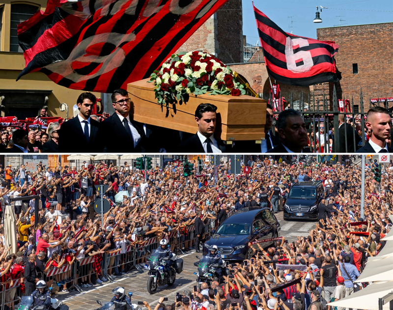 Ciao Capitano    Milan dhe Italia i japin lamtumirën Franco Baresit  emocion dhe lot për kapitenin legjendar