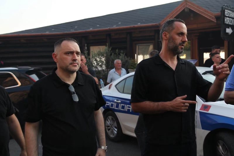 Ministri Lamallari në Krujë  Policia ka arrestuar autorin e zjarrvënies së qëllimshme  vijon operacioni për shuarjen e flakëve
