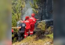 Zjarret në Lurë e Dajt, 100 efektivë të Forcave të Armatosura të angazhuar në terren, Nufi: Mirënjohje për guximin dhe përkushtimin!