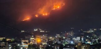 Zjarri në Krujë, Ministria e Mbrojtjes: Mbi 280 efektivë në operacion, 3 helikopterë dhe droni Bayraktar