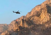 Situata e zjarreve, 5 vatra ende aktive/ Operacione intensive në Krujë, ndërhyrje me 4 helikopterë