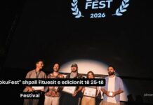 “Në kërkim të poezisë” i Lorin Terezit shpallet fitues në DokuFest, historia e kampit të Ballshit në ekran