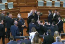 Tensione në Kuvendin e Kosovës, deputetja e AAK-së gjuan me vezë drejt Kurtit, ndërpritet seanca