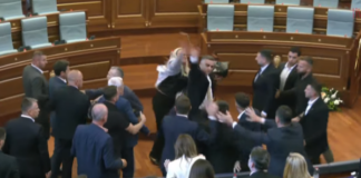 Tensione në Kuvendin e Kosovës, deputetja e AAK-së gjuan me vezë drejt Kurtit, ndërpritet seanca