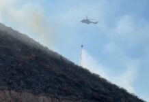 28 vatra zjarri në 24 orë, Ministria e Mbrojtjes: 5 ende aktive. 3 helikopterë të angazhuar për shuarjen e tyre