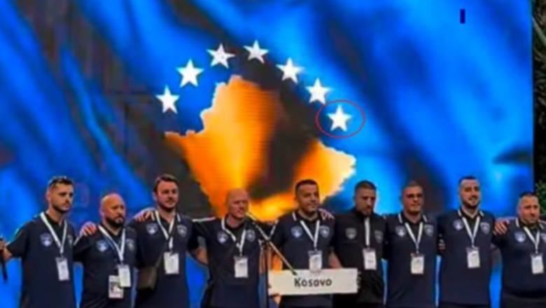 Skandal në Botërorin e Peshkimit në Maqedoninë e Veriut  flamuri i Kosovës shfaqet me shtatë yje