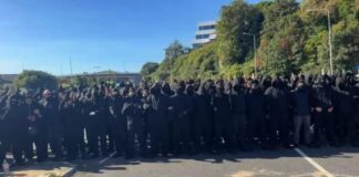 Britani e Madhe/ 300 persona të maskuar bllokojnë portin e Doverit: Mjaft me emigrantët! Kaos dhe trafik nëpër rrugë