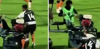 Pamje të frikshme, rruli shtyp këmbën e ish-futbollistit të Anglisë! Ai më pas futet në lojë