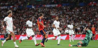 Gabime e përmbysje, Anglia bie në Wembley ndaj Spanjës kampione bote