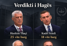 81 vite burg në total për 4 ish-krerët e UÇK-së/ Çfarë vendosi Haga për Thaçin, Veselin, Krasniqin dhe Selimin
