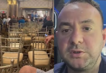 Balliu Junior gjen ‘provën’ se Berisha s’është “non grata”, thotë se po takon senatorë e kongresmenë, por deri tani publiku ka parë vetëm sallën thuajse bosh