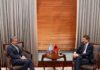 Hoxha takim me përfaqësuesin e ri të OBSH-së në Shqipëri: Partneritet për zhvillimin e mëtejshëm të shërbimit të kujdesit shëndetësor