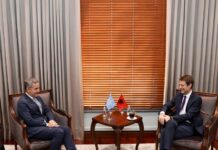 Hoxha takim me përfaqësuesin e ri të OBSH-së në Shqipëri: Partneritet për zhvillimin e mëtejshëm të shërbimit të kujdesit shëndetësor