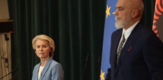 Nga fuqizimi i sistemit të drejtësisë te roaming-u falas, të gjitha mesazhet e Von der Leyen: Shqipëria po ecën shumë mirë, anëtarësimi do të bazohet në merita