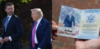 Eric Trump prezanton pasaportën e re amerikane me portretin e të atit, shpërthejnë kritikat online
